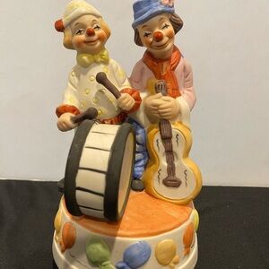 Vintage Sendin The Clowns Music Box